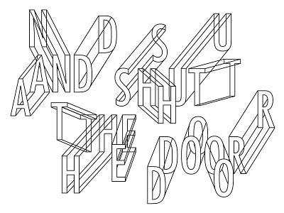 LCD Soundsystem Lyrics black and white futura illustration line art lyrics type typography