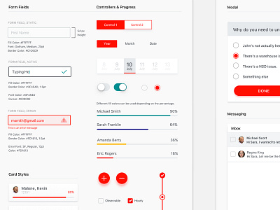 Mobile UI Kit mobile style guide ui ui kit