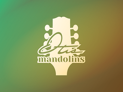 Otis Mandolins Logo knockout logo music