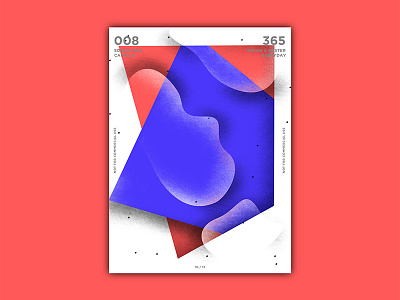 008 abstract blobs challenge design everyday pink poster red texture