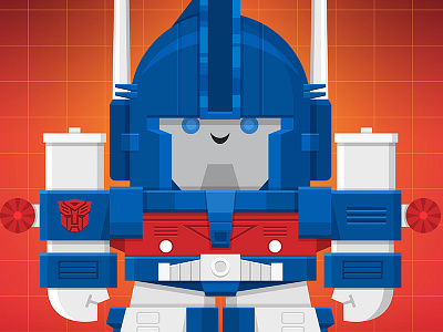 Ultra Magnus 80s cartoon autobot cartoon character design cute illustration robot transformers ultra magnus