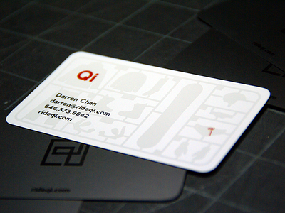 RideQi Business Cards (back) branding businesscards identity logo rideqi snowboard