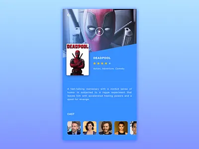 Movie App android ios mobile app movie app sketch