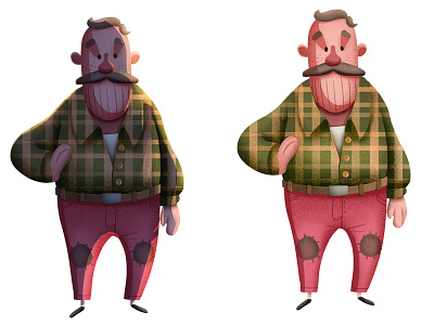 Farmer art artwork character conceptart design digitalart farmer guy illustration