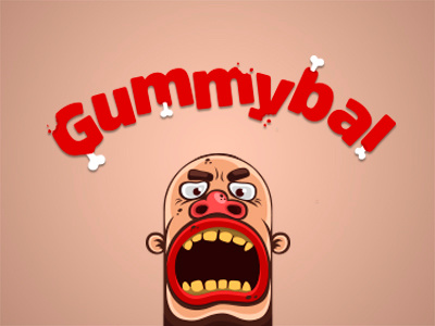 Gummybal candy fruit gummybal hannibal