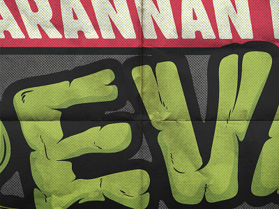 TMNT Type font revansch revenge tmnt turtles type typetreatment