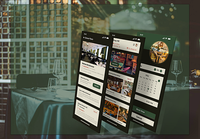 Table Booking App Design animation graphic design logo ui