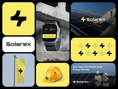 Solarex Branding –Modern UI/UX with Smart Colors, Fonts & Design 3d branding graphic design landing page logo mobil app product design solaex typography ui ux website