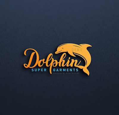 Dolphin Logo design graphic design logo typography vector