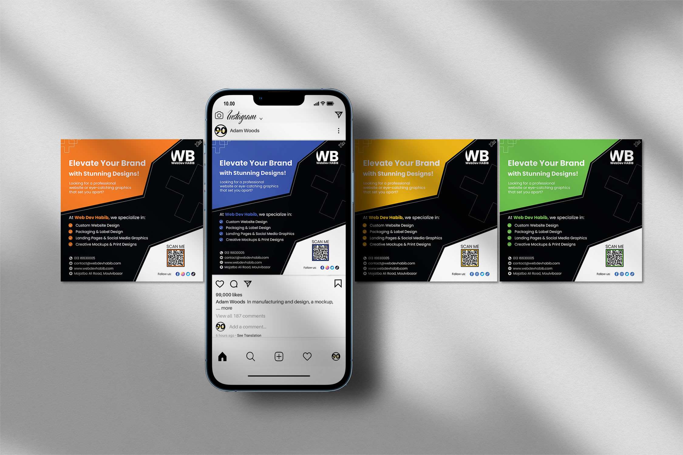 Example of Social Media Post Design