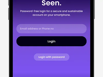 Seen wallet UI design app app design design figma mobile app ui uidesign uiux user interface ux