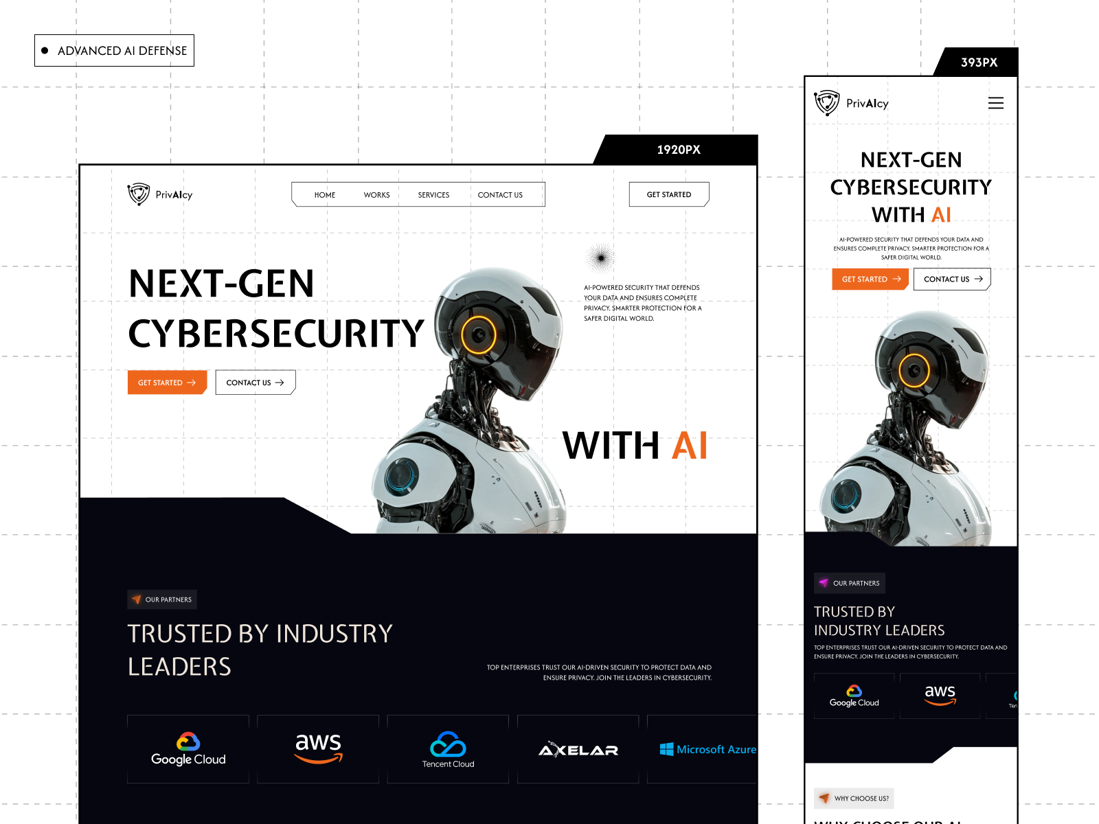 🌐 PrivAIcy Cyber Security WebApp Integrated with AI 🔐 ai ai cyber security ai security clean cyber security cyber security app cybersecurity data privacy data protection digital security graphic design responsive ui design ui ux visual design web design website website deisgn
