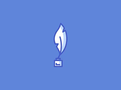 October 11: Pulitzer Poets 365cons daily icon diary feather icon ink pen poet quill
