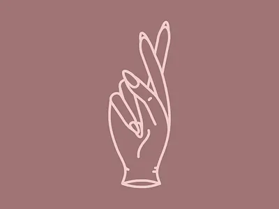 Fingers Crossed fingers crossed hand hope illustration