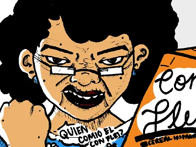 Con Flei grandma hispanic hispanic heritage month illustration latinx slang spanglish spanish