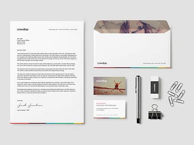 Crowdtap Branded Items branding corporate id corporate identity crowdtap stationery