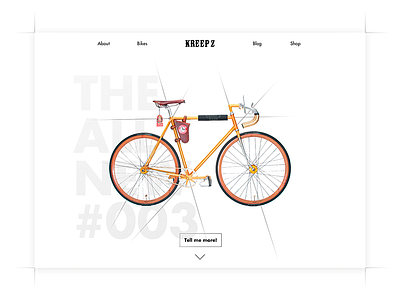 DailyUI - Day 003 002 bicycle custom cycle dailyui