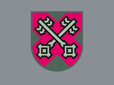 Heraldic Crossed Keys heraldic heraldry keys