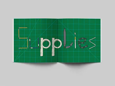A Guide to Being an Art Student book handmade illustrated illustration lettering spreads supplies type typography