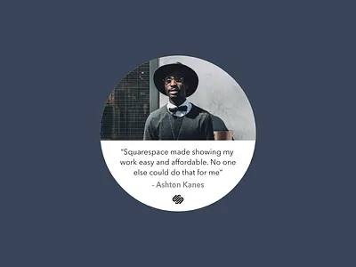 Daily UI - Testimonials daily ui minimal quote squarespace testimonial ui user