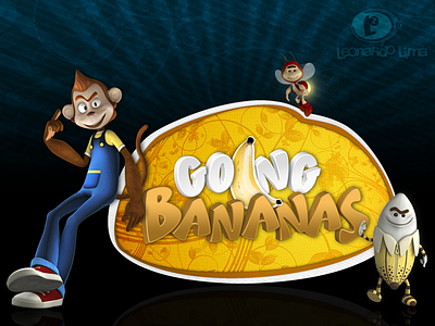 Going Bananas teaser poster animation cartoon cg going bananas short movie