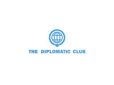 The Diplomatic Club diplomat handshake logo world