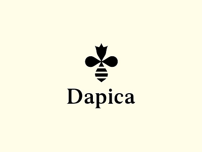 Dapica - honey apiculture bee beekeping crown flower hive honey honeybee minimal queen simple