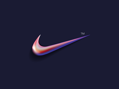 Nike logo fun gradient illustrator logo master nike skill tool