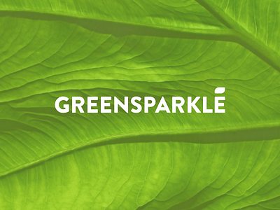 Greensparkle logo brand branding green icon leaf logo logomark logotype