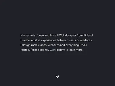 New website hey! css designer finland front end html portfolio responsive ui ux website