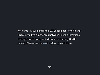 New website hey! css designer finland front end html portfolio responsive ui ux website