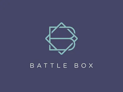 Battle Box battle box brand identity logo mark monogram type
