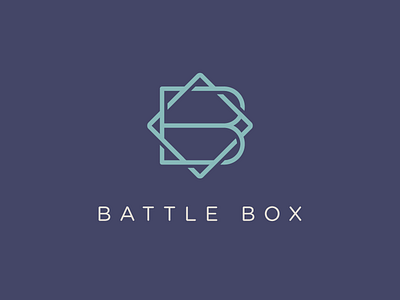 Battle Box battle box brand identity logo mark monogram type