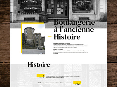 La Petite Boulangerie bakery webdesign website