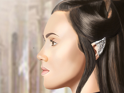 Shannara: Amberle amberle art portrait shannara