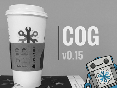 Pumpkin Spice Cog chatbot chatops coffee cup cog operable robot version