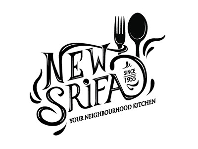 NEW SRIFA - restaurant branding logo