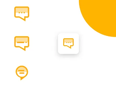 Lets talk? chat icon icon app message