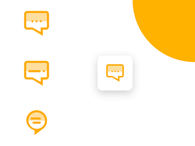 Lets talk? chat icon icon app message