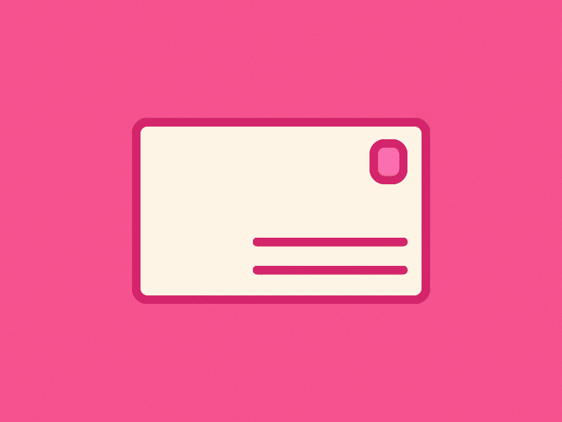 Hello Dribbble ! animation debut envelope figma first shot hello