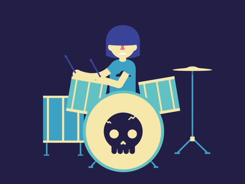 drum&rigging experiments aftereffects drum emo motion music rigging