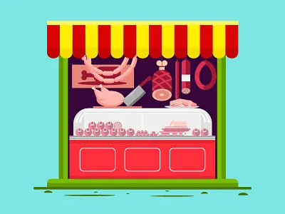 Butcher Shop butcher shop meat sausage