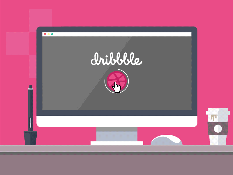 Namaste Dribbble animation debuts dribbble flat intro motion graphics