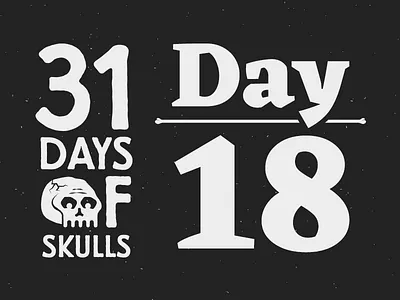 Day 18 - 31 Days of Skulls 31daysofskulls halloween skull