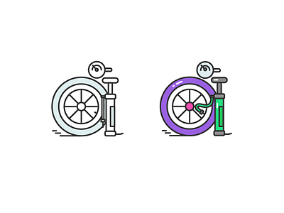 Pump app free icon illustrator line pump