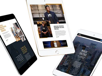 Worlds Together Special Feature article clean design feature landing page liquor typography ui ux video