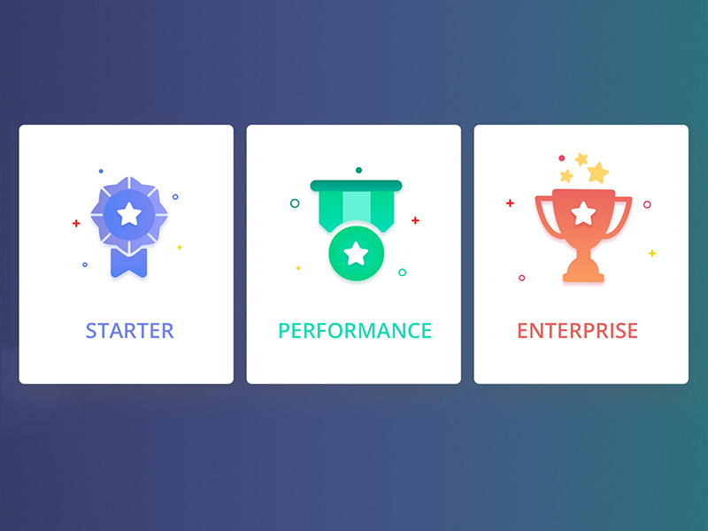 Example of Sellf New Plans - Icons