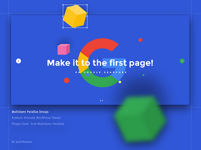Multilayer Parallax Design for Seocode WordPress Theme multilayer parallax design parallax effect psd seocode theme template theme wordrpress