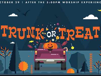 Trunk or Treat fall halloween october treat trunk