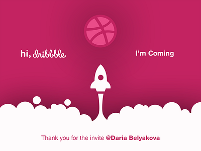 Hi Dribbble... I'm coming..... :) debut